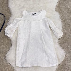 White Crochet Summer Dress